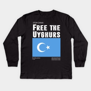 free uighurs Kids Long Sleeve T-Shirt